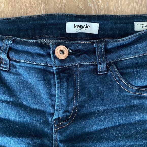 Kenzie Effortless Mid Rise Dark Wash Jeans / 26 - Picture 4 of 10